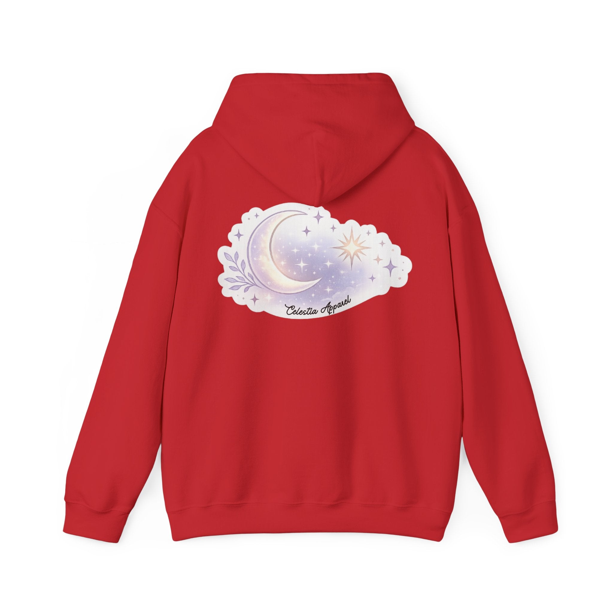 Hoodie — Moon & Stars “Feeling Cute May Haunt Your Dreams Later” Graphic